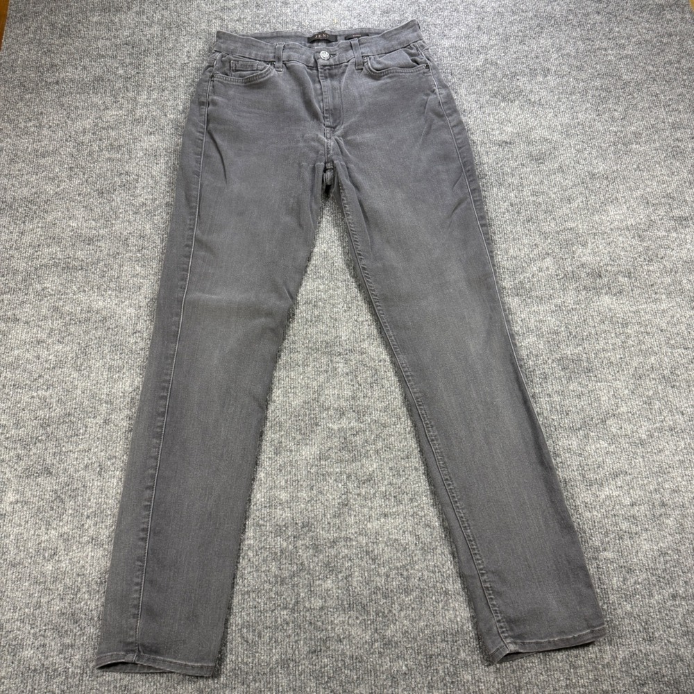 Jen7 Skinny Grey Cotton Blend Jeans Size 6 Minimalist Indie Sleaze